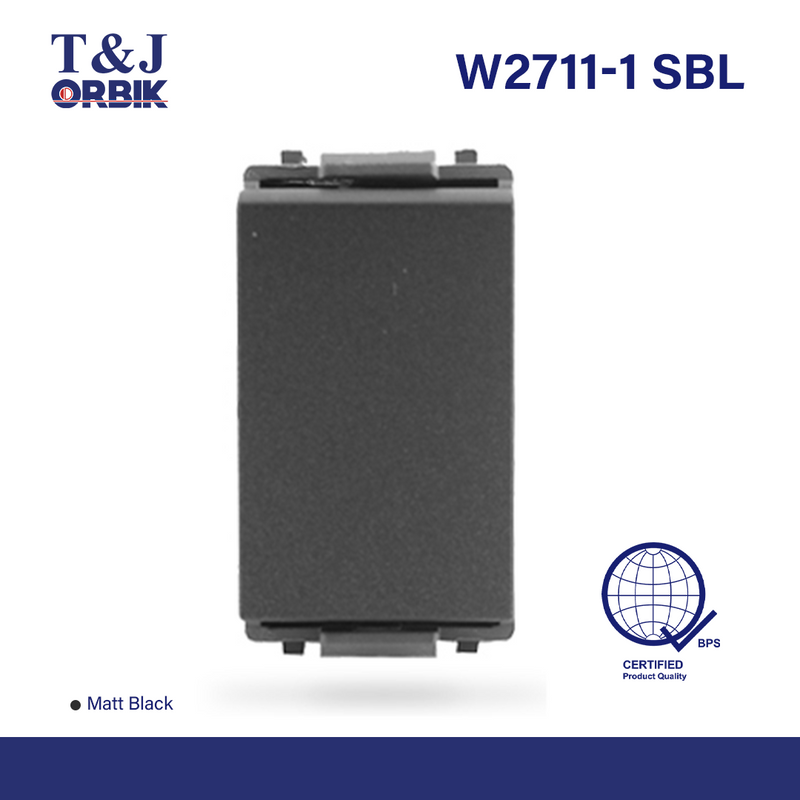 T&J ORBIK 1 Way Switch (Matte Black)