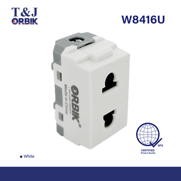 T&J ORBIK 2-Pin Universal Outlet