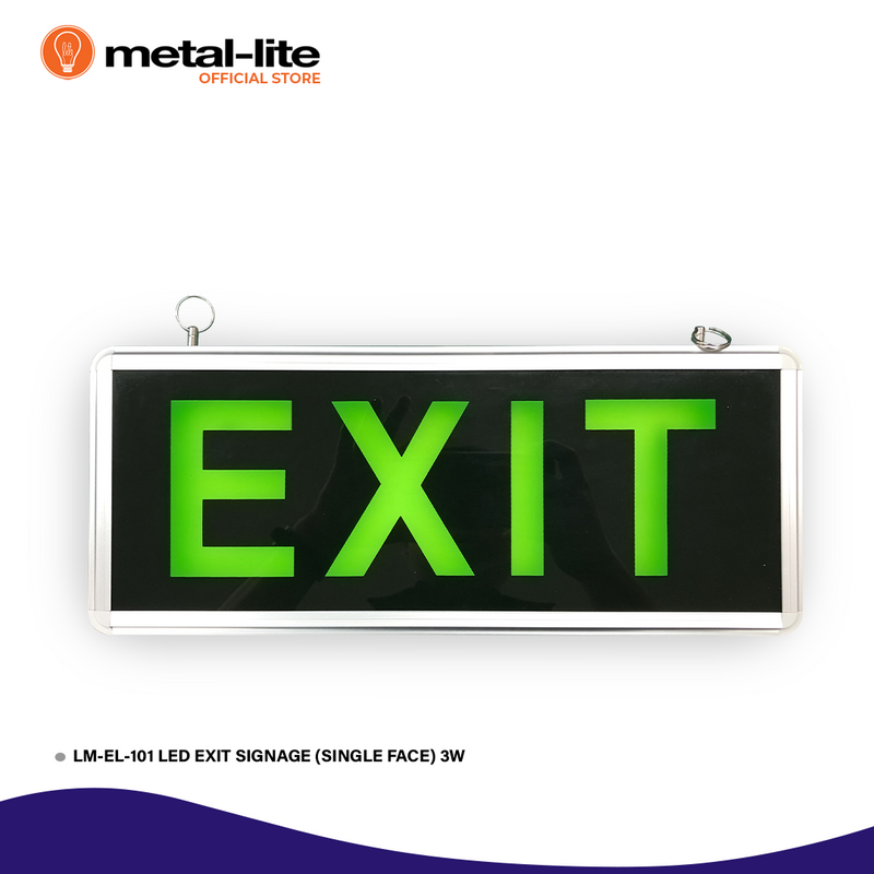 Led Exit Signage (Single face) 3W