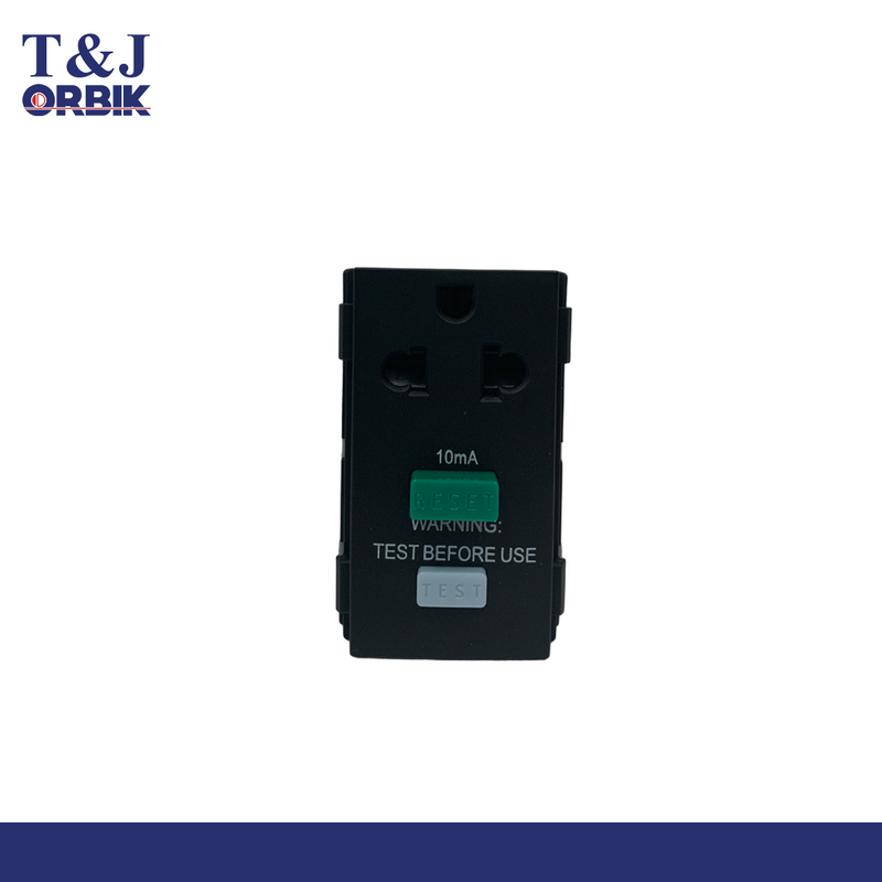 T&J Orbik W8416VRCD Socket with RCD Protection