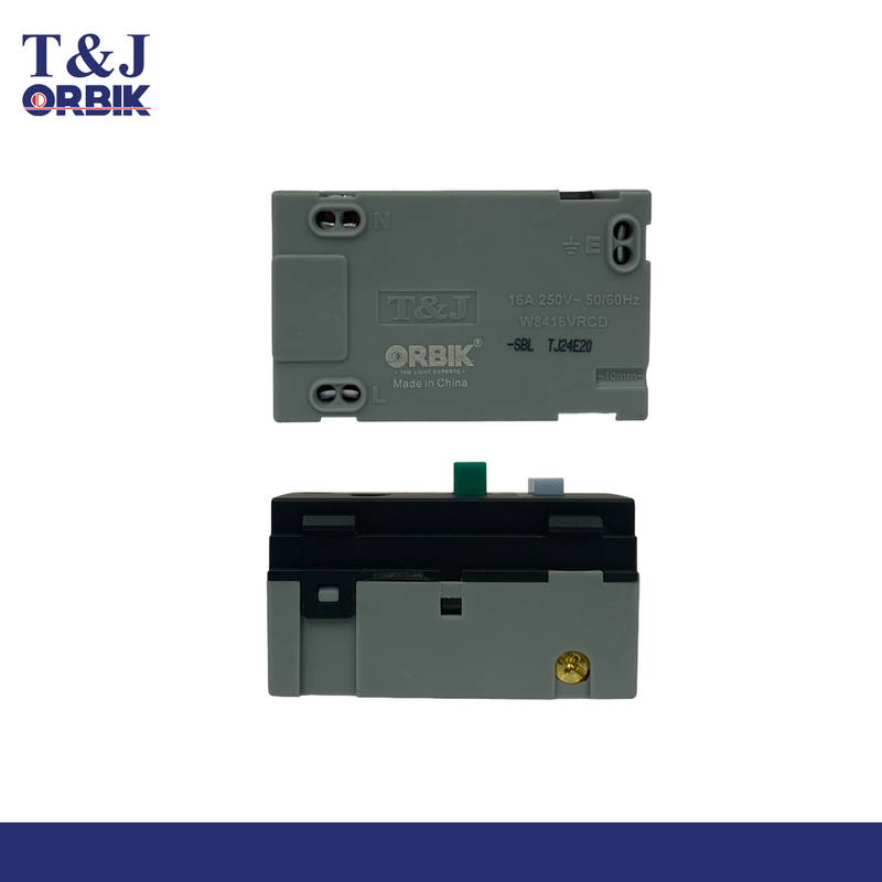 T&J Orbik W8416VRCD Socket with RCD Protection