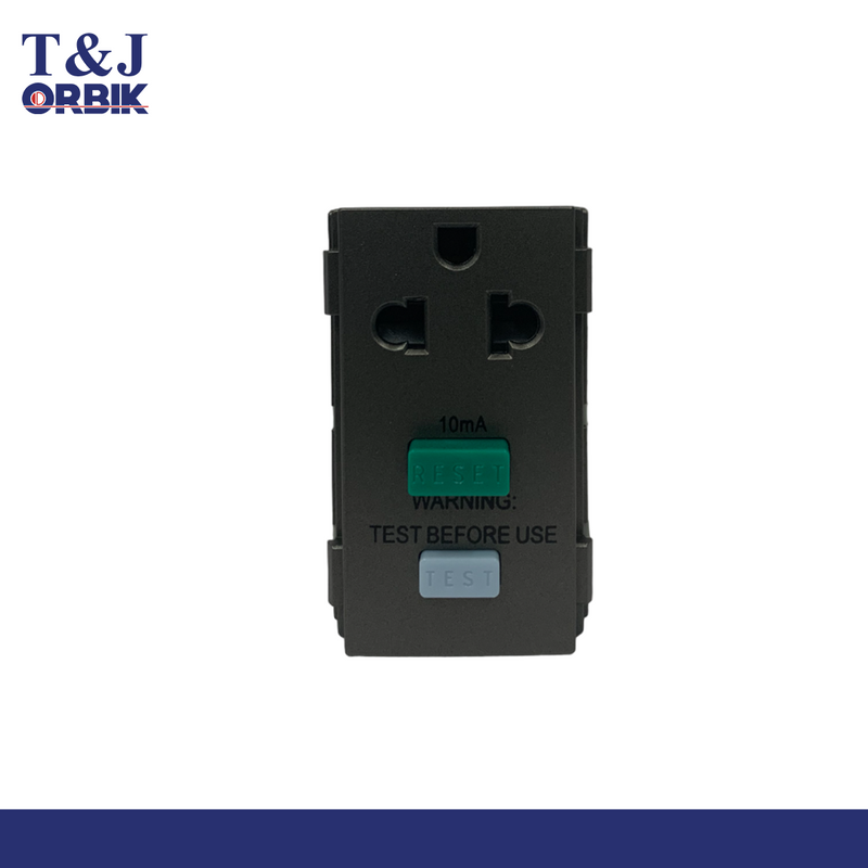 T&J Orbik W8416VRCD Socket with RCD Protection